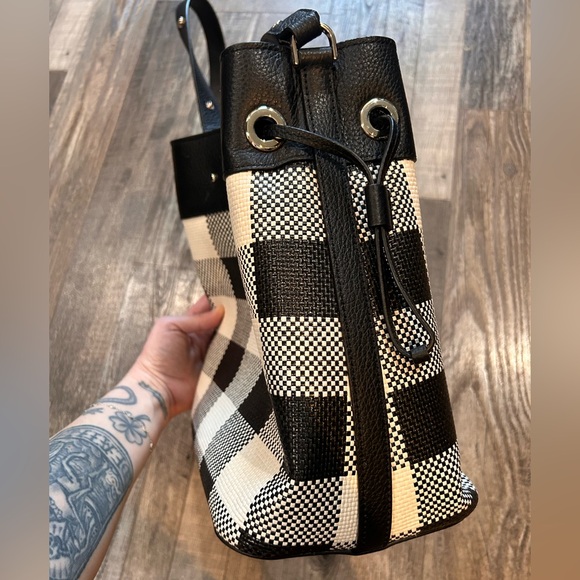 Kate Spade Marti Gingham Bucket Bag - Picture 5 of 12